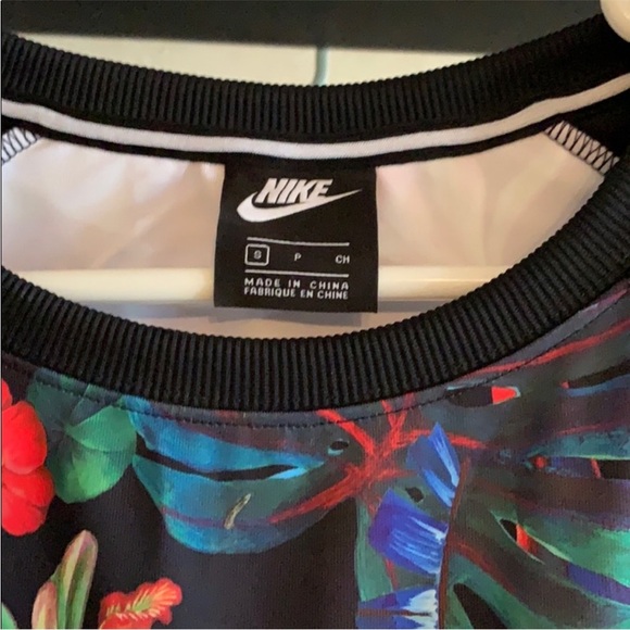 Nike Hyper Tropical Cropped Sweatshirt S - Picture 5 of 6